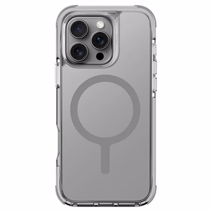 Uniq Combat iPhone 16 Pro 6.3" Magnētiskais uzlādes viedtālruņa apvalks pelēks/akmens pelēks