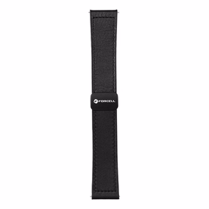 Strap to Samsung Galaxy Watch Forcell F-Design FS20 magnetic eco-friendly leather 20 mm black