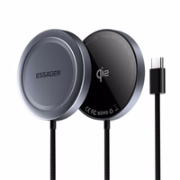 Bezvadu lādētājs Essager "ES-WC11" Qi2 melns 15W