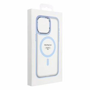 Case for iPhone 17 AIR Matte Mag Cover compatible with MagSafe blue