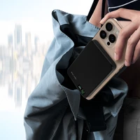 Blavec Portatīvais lādētājs 5000mAh BJ-04 Īpaši Plāns 7,8mm - Type C - 22,5W magnētiskā Magsafe 3 in 1 (PBBJ04-MC5B) melna stikls