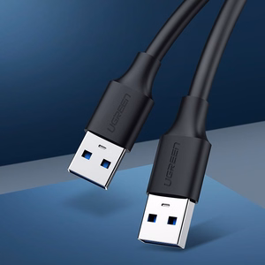 Ugreen kabelis USB 2.0 (vīriešu) - USB 2.0 (vīriešu) 1 m melns (US128 10309)