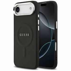 Guess Classic Logo Magnētiskais viedtālruņa apvalks iPhone Air - melns