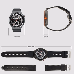 Blavec Смарт-часы U-02 Kenzo HD AMOLED Voice Call (SWU0-B) — чёрный + 1 ремешок