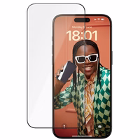 PanzerGlass Keramiskā Aizsardzība keramikas stikls viedtālrunim iPhone 15 Pro Max ar pozicionētāju