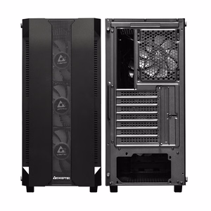 Chieftec Hunter datora korpuss MidiTower ATX melns