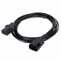 Gembird PC-189-VDE power cable melns 1.8 m C14 coupler