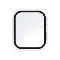 Bestsuit apvalks ar hibrīdo stiklu Apple Watch sērijai 7/8/9-41mm - caurspīdīgs