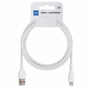 BLUE STAR ECO kabelis 2,4A USB A uz Lightning PJ68-24-2.4 1m balts