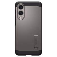 Spigen Tough Armor magnētiskais viedtālruņa apvalks Samsung Galaxy S25 Edge - pelēks/melns