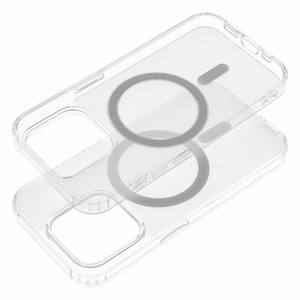 FROST MAG COVER viedtālruņa apvalks, saderīgs ar MagSafe, paredzēts IPHONE 15 Plus, matēti caurspīdīgā krāsā