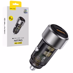 Blavec Auto lādētājs BS-05B Nitro - USB + Type C - QC 3.0 18W PD 65W (CCBS05BN-UCB) melns