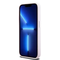 DKNY Liquid Silicone Small Metal Logo MagSafe Viedtālruņa apvalks iPhone 15 Pro - rozā (m)