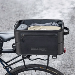 Rockbros A30 ROAD TO SKY saliekama 15–30 l velosipēda bagāžnieka soma – melna