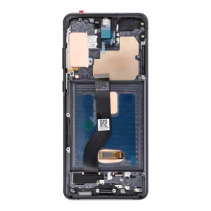 LCD displejs viedtālrunim „SAMSUNG S20 Plus“ – melns SOFT OLED ar rāmi