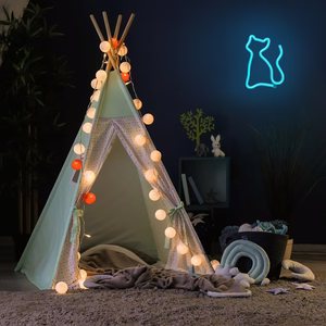 Neon LED Light CAT tirkīza NNE24 Neolia