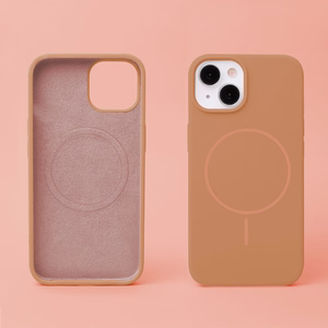 Silicone Thin Mag maciņš iPhone 17 Pro Max 6,9" karameļu