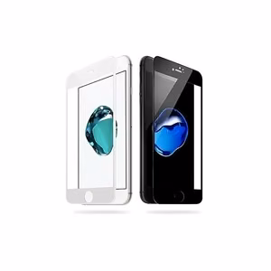 Rūdīts stikls 5D Full Glue Apple iPhone 6 Plus/6S Plus izliekts balts bulk