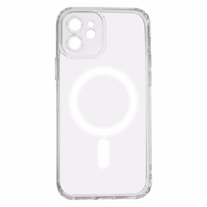 Anti Shock 1,5 mm Magnētiskais viedtālruņa apvalks iPhone 12 6,1" caurspīdīgs ar kameras aizsardzību