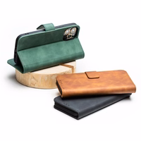 TENDER grāmatas viedtālruņa apvalks SAMSUNG S25 Plus zaļš