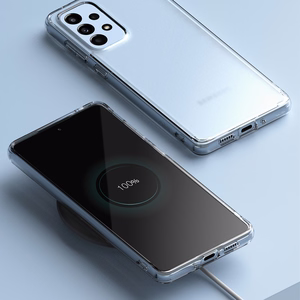 Ringke Fusion Matte TPU viedtālruņa apvalks ar daļēji caurspīdīgu gēla rāmi Samsung Galaxy A73