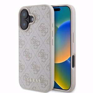 Guess 4G Classic viedtālruņa apvalks iPhone 16 - rozā