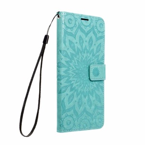 MEZZO grāmatu viedtālruņa apvalks IPHONE 17 mandala zaļa