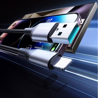 Joyroom S-A28 Flash Series 3A USB-A - Lightning kabelis 1 m - melns