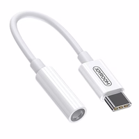 Joyroom SH-C1 austiņu adapteris mini ligzda 3.5 mm (sieviešu) / USB-C (vīriešu) - balts