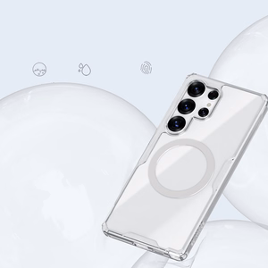 Nillkin Nature TPU Pro Magnētiskais viedtālruņa apvalks ar MagSafe Samsung Galaxy S25 Ultra - Balts