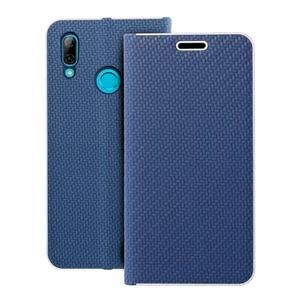Flip case for Huawei P Smart 2019 Luna Book Carbon blue
