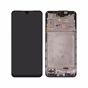 LCD skārienekrāns ar rāmi Samsung A175 A17 4G / A176 A17 5G, melns, ORG