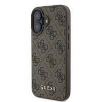 Guess 4G Classic viedtālruņa apvalks iPhone 16 - brūns