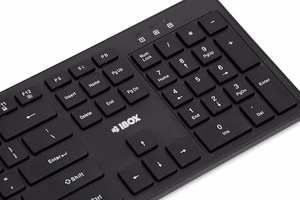 Bezvadu tastatūra + peles komplekts iBOX Workstation Pro Kit