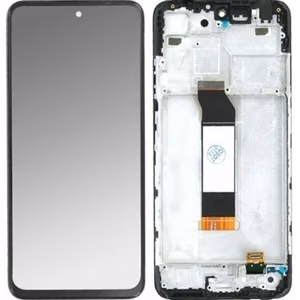 LCD ekrāns Xiaomi Redmi Note 10 5G/Redmi Note 10T 5G/Poco M3 Pro 5G ar skārienjutīgo ekrānu un rāmi melns ORG
