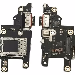 Flex priekš Xiaomi Poco X6 Pro 5G ar uzlādes savienotāju, mikrofonu un SIM kartes kontaktu, oriģināls (service pack)