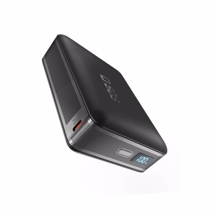 Внешний аккумулятор SBS HD 30 Вт 10000 мАч USB-C с ЖК-дисплеем — чёрный