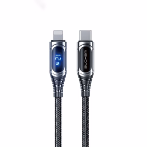 WEKOME WDC-167 Sakin Series USB-C–Lightning uzlādes un datu kabelis, 1 m, PD 20 W, “Tarnish” krāsā