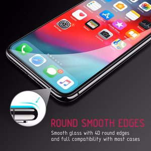 Crong Edge Glass Full Glue Edge-to-Edge 9H rūdīta stikla ekrāna aizsargs Huawei Mate 20
