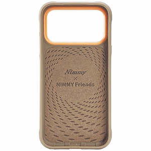 Bēšs NIMMY STILĪGS SUNS AR BRILLĒM vāciņš modelim IPHONE 18 Pro Max/17 Pro Max