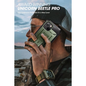 Supcase Unicorn Beetle Pro iPhone 14 Plus Apvalks - Zaļš