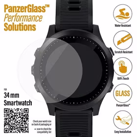 PanzerGlass aizsargstikls Samsung Galaxy Watch 3 34mm / Garmin Forerunner 645 / 645 Music / Fossil Q Venture Gen 4 / Skagen Falster 2