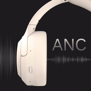 Krüger&Matz F8A bezvadu austiņas ar ANC, bēšas