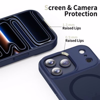 Tech-Protect MagMat MagSafe maciņš iPhone 17 Pro Max tumši zils