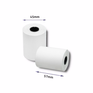Qoltec 51896 – termopapīra ruļļi bez BPA, 57×20 mm, 55 g/m², 10 gab.