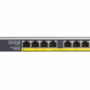 Nepārvaldāms 8 portu Gigabit Ethernet PoE+ komutators NETGEAR GS108LP ar FlexPoE, 60 W, melns un pelēks