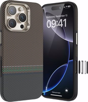 Benks Magnētiskais Armor Pro Prestige Kevlar 600D apvalks (Y065) Iphone 16 Pro (Kameras vadības poga)