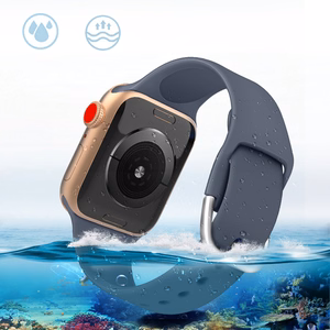 Силиконовый ремешок APS для Apple Watch 42/44/45мм ремешок для часов браслет - мятный