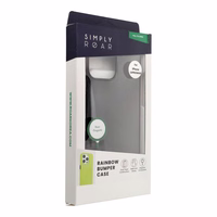 ROAR viedtālruņa apvalks RAINBOW BUMPER IPHONE 16 Pro Max melns