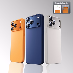 Rūdīts stikls Tel Protect 95% AR+AF, pilnībā metālisks kameras aizsargs iPhone 17 Pro Max kamerai, zils (kameras bloks)